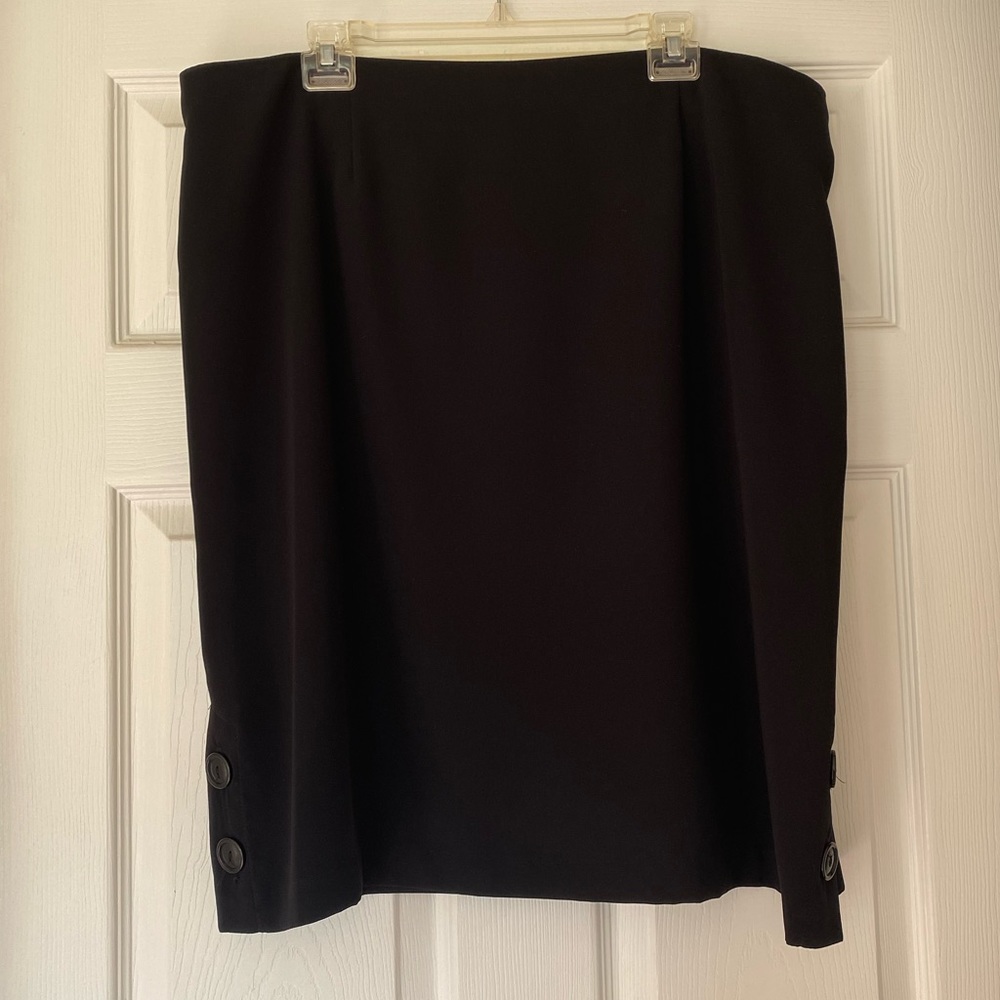Nicholas Jason Black Lined Skirt